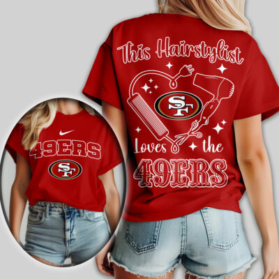 San Francisco 49ers | Premium NFL Hairstylist Fan Women Shirt
