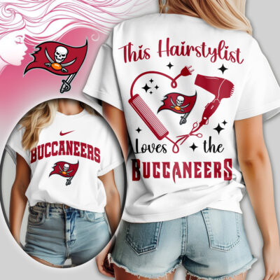Tampa Bay Buccaneers | Premium NFL Hairstylist Fan Women Shirt