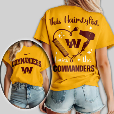 Washington Commanders | Premium NFL Hairstylist Fan Women Shirt