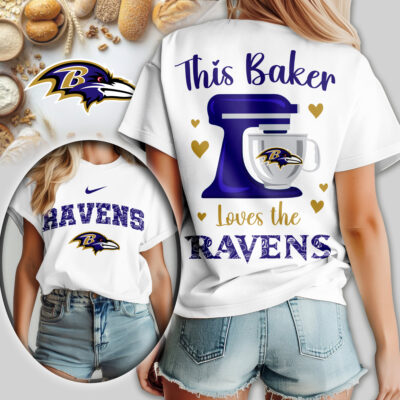 Baltimore Ravens | Premium NFL Baker Fan Women Shirt