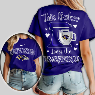 Baltimore Ravens | Premium NFL Baker Fan Women Shirt