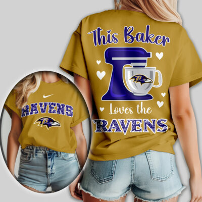 Baltimore Ravens | Premium NFL Baker Fan Women Shirt
