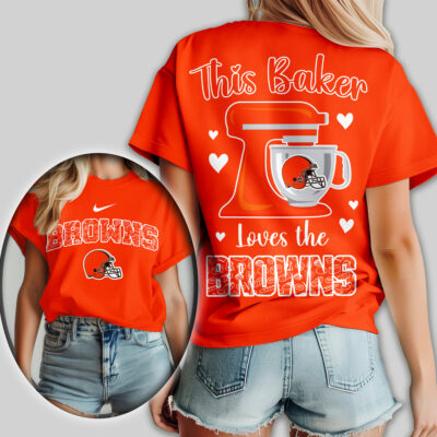 Cleveland Browns | Premium NFL Baker Fan Women Shirt
