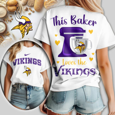 Minnesota Vikings | Premium NFL Baker Fan Women Shirt
