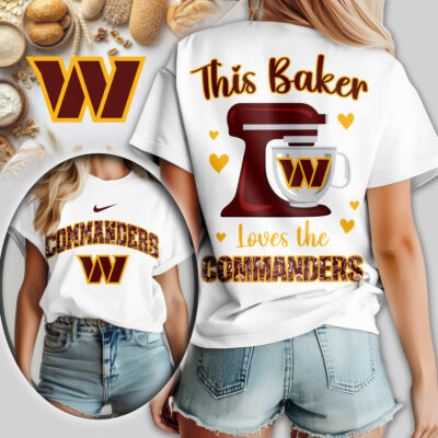 Washington Commanders | Premium NFL Baker Fan Women Shirt