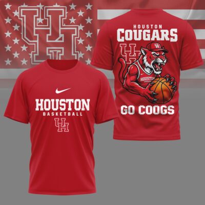 Houston Cougars | Premium NCAA GameDay Basketball 3D Shirt