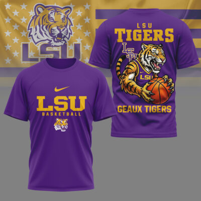 LSU Tigers | Premium NCAA GameDay Basketball 3D Shirt