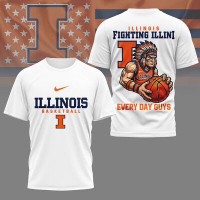 Illinois Fighting Illini | Premium NCAA GameDay Basketball 3D Shirt