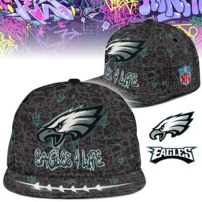Philadelphia Eagles | Premium NFL Graffiti My Team 4 Life Snapback Cap