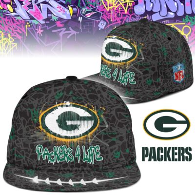Green Bay Packers | Premium NFL Graffiti My Team 4 Life Snapback Cap