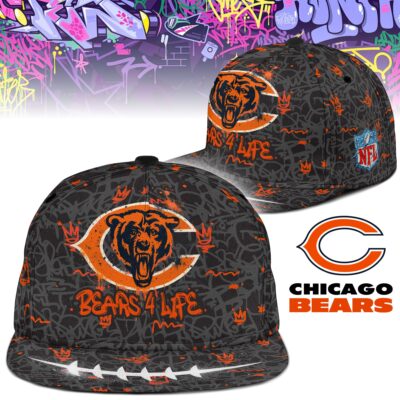 Chicago Bears | Premium NFL Graffiti My Team 4 Life Snapback Cap