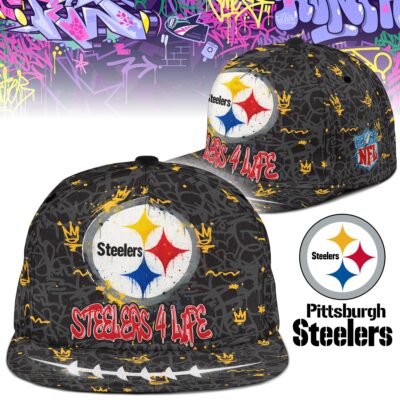 Pittsburgh Steelers | Premium NFL Graffiti My Team 4 Life Snapback Cap