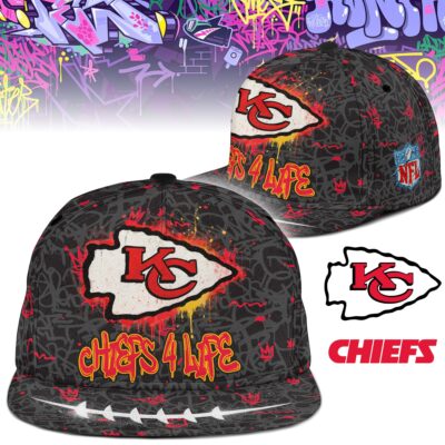Kansas City Chiefs | Premium NFL Graffiti My Team 4 Life Snapback Cap
