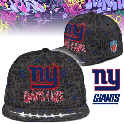 New York Giants | Premium NFL Graffiti My Team 4 Life Snapback Cap