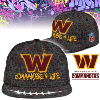 Washington Commanders | Premium NFL Graffiti My Team 4 Life Snapback Cap