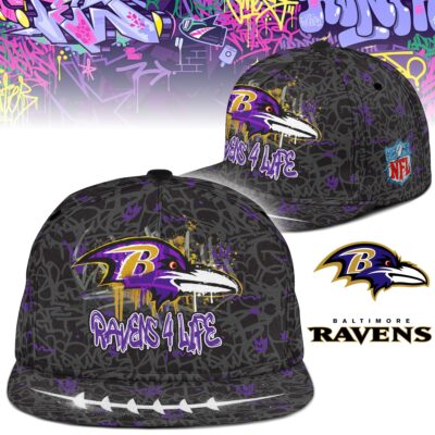 Baltimore Ravens | Premium NFL Graffiti My Team 4 Life Snapback Cap