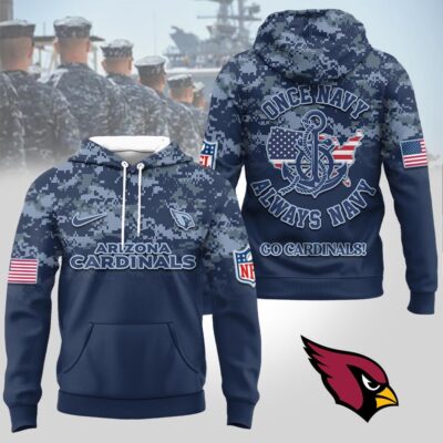 Arizona Cardinals | Premium NFL US Navy 3D Hoodie
