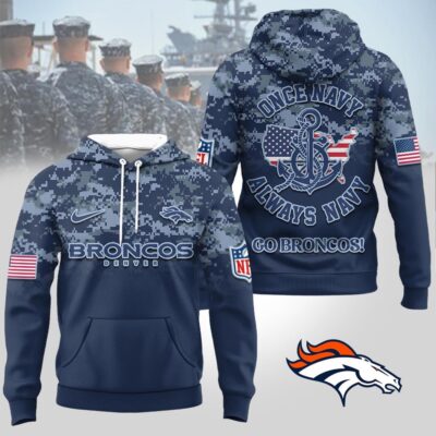 Denver Broncos | Premium NFL US Navy 3D Hoodie