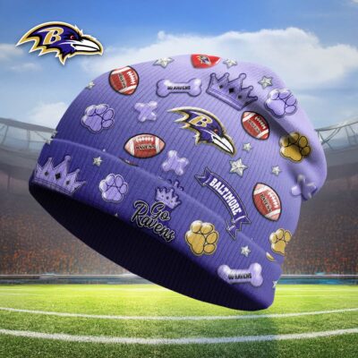 Baltimore Ravens | Premium NFL Crown Beanie Hat