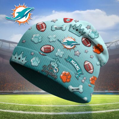 Miami Dolphins | Premium NFL Crown Beanie Hat