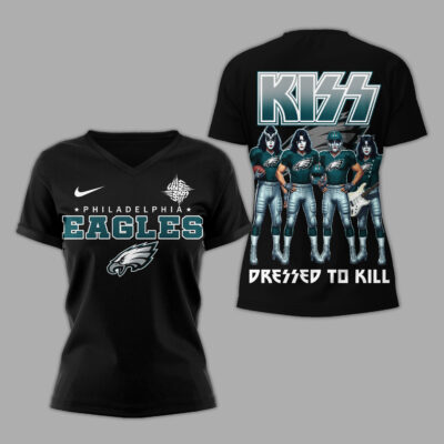 Philadelphia Eagles | Premium NFL Dressed to Kill Kiss Band 3D Shirt