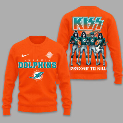 Miami Dolphins | Premium NFL Dressed to Kill Kiss Band 3D Shirt