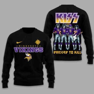 Minnesota Vikings | Premium NFL Dressed to Kill Kiss Band 3D Shirt