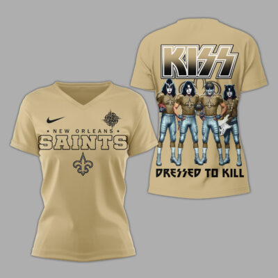 New Orleans Saints | Premium NFL Dressed to Kill Kiss Band 3D Shirt