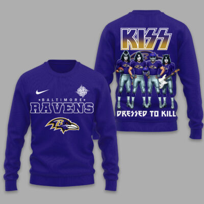 Baltimore Ravens | Premium NFL Dressed to Kill Kiss Band 3D Shirt