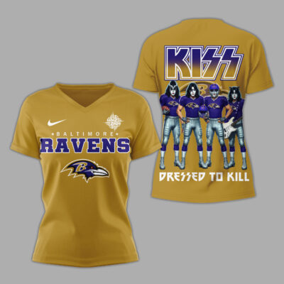 Baltimore Ravens | Premium NFL Dressed to Kill Kiss Band 3D Shirt