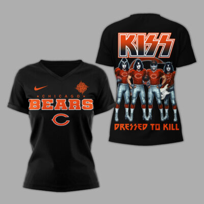 Chicago Bears | Premium NFL Dressed to Kill Kiss Band 3D Shirt