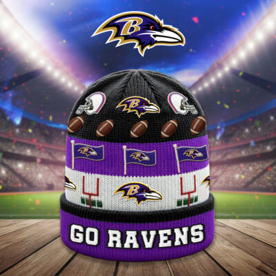 Baltimore Ravens | Premium NFL Game Day Fan Beanie Beanie Hat