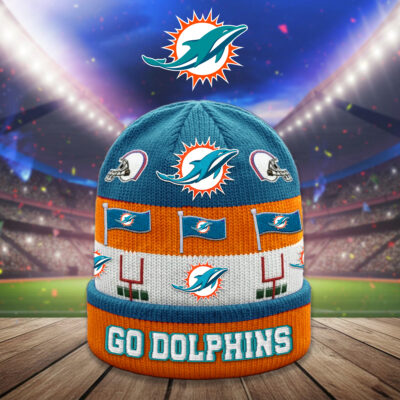 Miami Dolphins | Premium NFL Game Day Fan Beanie Beanie Hat
