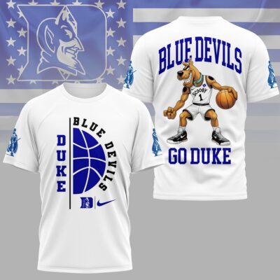Duke Blue Devils | Premium NCAA Scooby-Doo Basketball 3D Shirt