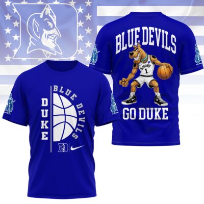 Duke Blue Devils | Premium NCAA Scooby-Doo Basketball 3D Shirt