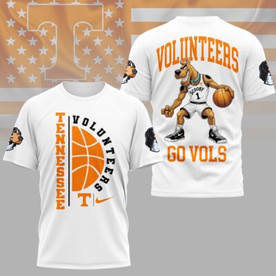 Tennessee Volunteers | Premium NCAA Scooby-Doo Basketball 3D Shirt