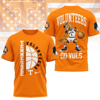 Tennessee Volunteers | Premium NCAA Scooby-Doo Basketball 3D Shirt