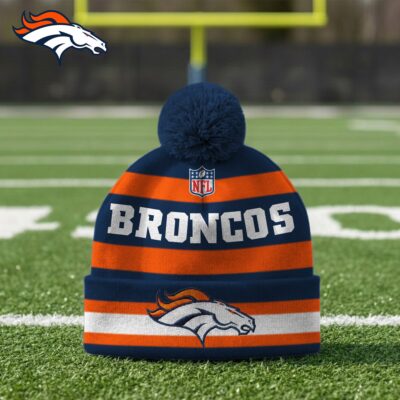 Denver Broncos | Premium NFL Winter Pom Beanie Hat