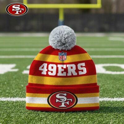 San Francisco 49ers | Premium NFL Winter Pom Beanie Hat