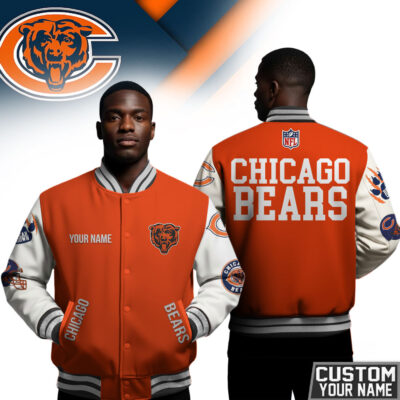 Chicago Bears | Premium NFL Personalized Football Varsity Jacket