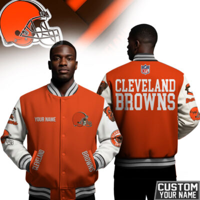 Cleveland Browns | Premium NFL Personalized Football Varsity Jacket