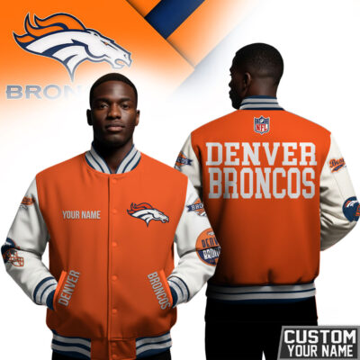 Denver Broncos | Premium NFL Personalized Football Varsity Jacket