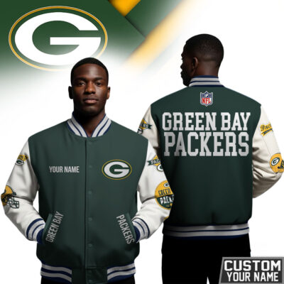 Green Bay Packers | Premium NFL Personalized Football Varsity Jacket