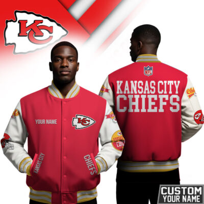 Kansas City Chiefs | Premium NFL Personalized Football Varsity Jacket
