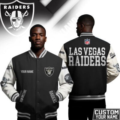 Las Vegas Raiders | Premium NFL Personalized Football Varsity Jacket