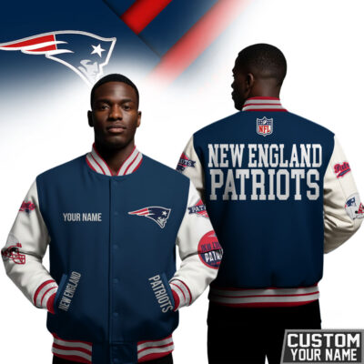 New England Patriots | Premium NFL Personalized Football Varsity Jacket