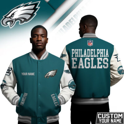 Philadelphia Eagles | Premium NFL Personalized Football Varsity Jacket