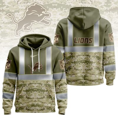 Detroit Lions | Premium NFL Hi Vis Salute to Service Hoodie