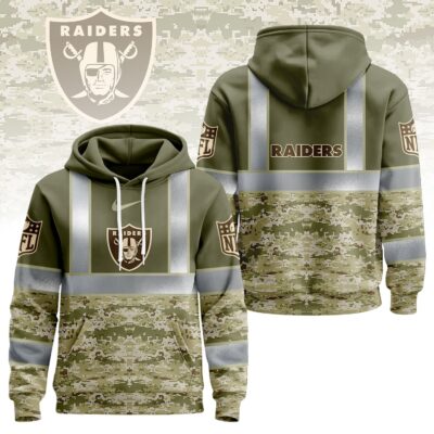 Las Vegas Raiders | Premium NFL Hi Vis Salute to Service Hoodie