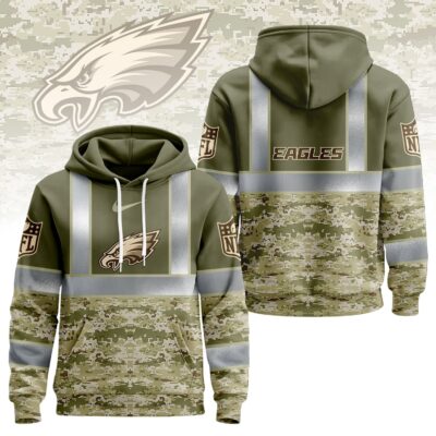 Philadelphia Eagles | Premium NFL Hi Vis Salute to Service Hoodie